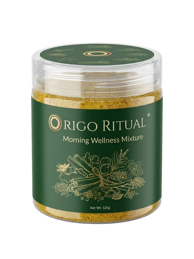 Origo Ritual Morning Wellness Mixture – FSSAI licensed, lab tested spice blend